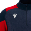 Толстовка тренировочная MACRON IZEL TRAINING 1/4 ZIP TOP NAVY/RED