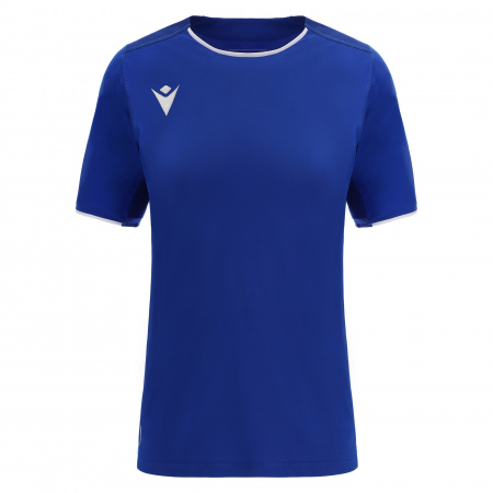 Футболка спортивная женская MACRON WIDIA ECO SHIRT ROYAL BLUE/DARK ROYAL BLUE/WHITE