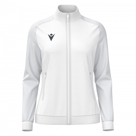 Олимпийка парадная женская MACRON RAMA FULL LENGTH ZIP TOP WHITE/LIGHT GREY