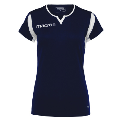 Футболка спортивная MACRON FLUORINE SHIRT NAVY/WHITE