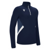 Толстовка тренировочная MACRON PIAVE TRAINING 1/4 ZIP TOP NAVY/WHITE
