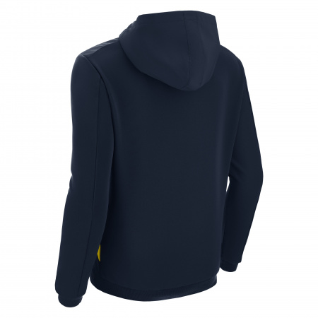 Олимпийка спортивная MACRON TIAMAT FULL LENGTH ZIP TOP NAVY/YELLOW