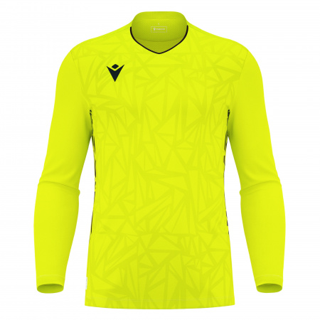 Футболка спортивная MACRON CORVUS ECO GK SHIRT NEON YELLOW/BLACK