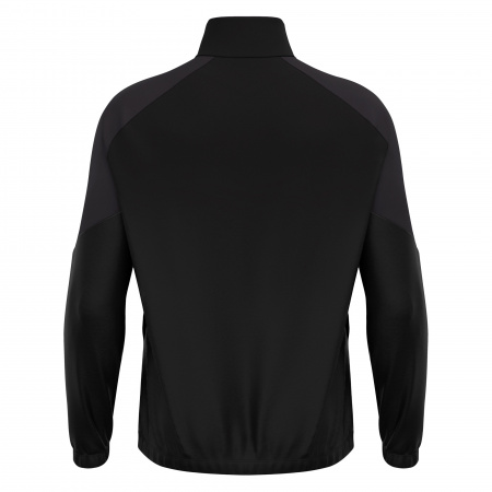 Олимпийка спортивная MACRON POSEIDON FULL LENGTH ZIP TOP BLACK/DARK GREY
