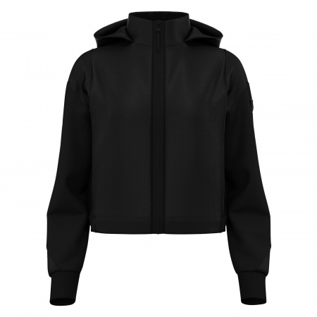 Толстовка женская MACRON BLOOM FULL LENGHT ZIP HOODED SWEATSHIRT BLACK/DARK GREY