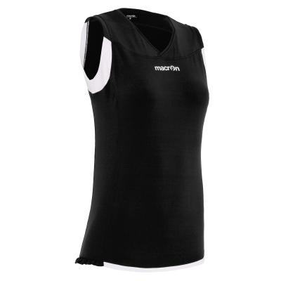 Майка спортивная MACRON MERCURY SLEEVELESS SHIRT BLACK/WHITE