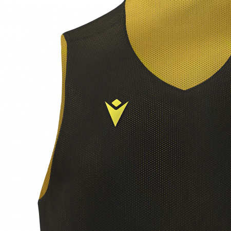 Майка спортивная MACRON IDAHO JERSEY REVERSIBLE BLACK/YELLOW