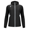 Олимпийка спортивная MACRON TIAMAT FULL LENGTH ZIP TOP BLACK/WHITE
