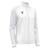 Олимпийка парадная женская MACRON RAMA FULL LENGTH ZIP TOP WHITE/LIGHT GREY