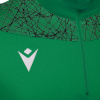 Толстовка тренировочная MACRON TAGUS 1/4 ZIP TOP GREEN/BLACK