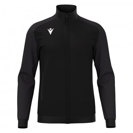 Олимпийка парадная MACRON ANUBIS FULL LENGTH ZIP TOP BLACK/DARK GREY