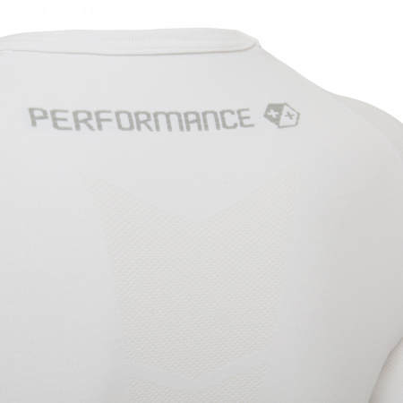 Лонгслив спортивный MACRON PERFORMANCE ++ COMPRESSION TOP LONG SLEEVES WHITE
