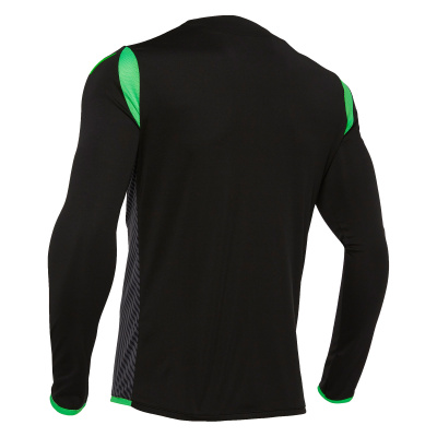 Футболка спортивная MACRON HERCULES SHIRT BLACK/NEON GREEN