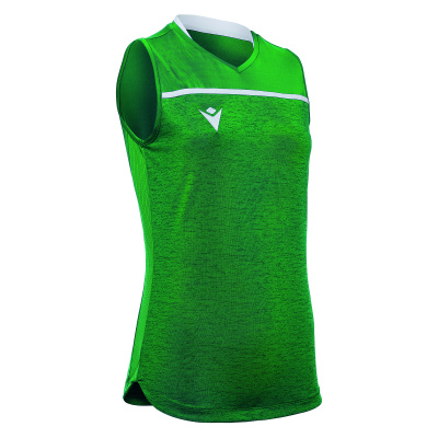 Майка спортивная MACRON THALLIUM SLEEVELESS SHIRT GREEN/WHITE