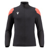 Олимпийка спортивная MACRON VANIR FULL LENGTH ZIP TOP ANTHRACITE/NEON CORAL