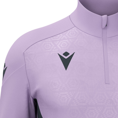 Толстовка тренировочная MACRON YARUGA TRAINING 1/4 ZIP TOP LILAC/ANTHRACITE