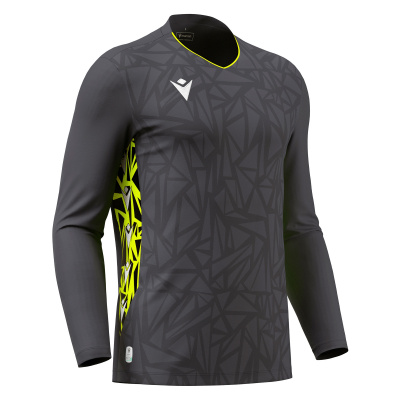 Футболка спортивная MACRON CORVUS ECO GK SHIRT ANTHRACITE/NEON YELLOW