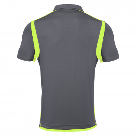 Футболка спортивная MACRON TABIT SHIRT ANTHRACITE/NEON YELLOW