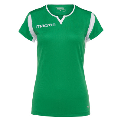 Футболка спортивная MACRON FLUORINE SHIRT GREEN/WHITE