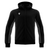 Олимпийка спортивная MACRON TRUMPET FULL ZIP HOODED SWEATSHIRT BLACK/ANTHRACITE