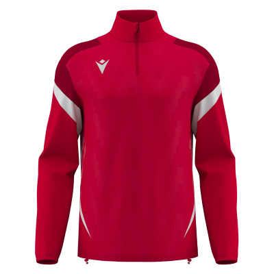 Толстовка тренировочная HOLLOW TRAINING 1/4 ZIP TOP RED/WHITE