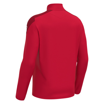Толстовка тренировочная MACRON YARUGA TRAINING 1/4 ZIP TOP RED/DARK RED