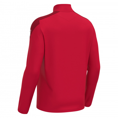 Толстовка тренировочная MACRON YARUGA TRAINING 1/4 ZIP TOP RED/DARK RED