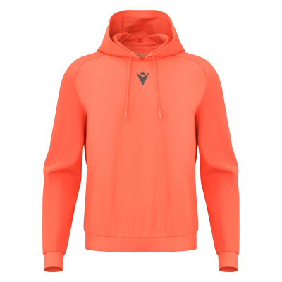 Худи спортивное MACRON HORN HOODY POLY NEON CORAL/DARK NEON CORAL
