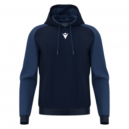 Худи спортивное MACRON HORN HOODY POLY NAVY/LIGHT NAVY