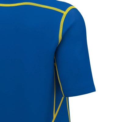 Регбийка игровая MACRON PERIDOT SHIRT ROYAL BLUE/YELLOW
