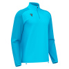 Толстовка тренировочная MACRON ISEN 1/4 ZIP TOP NEO SKY/DARK NEON SKY