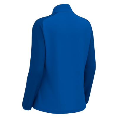 Толстовка тренировочная женская MACRON LENA TRAINING 1/4 ZIP TOP ROYAL BLUE/DARK ROYAL BLUE