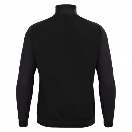 Олимпийка парадная MACRON ANUBIS FULL LENGTH ZIP TOP BLACK/DARK GREY