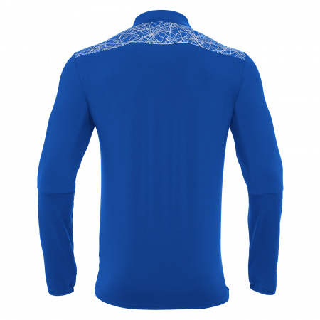 Толстовка тренировочная MACRON TIBER 1/4 ZIP TOP ROYAL BLUE/WHITE