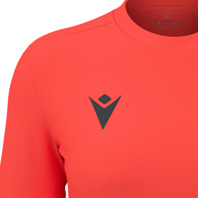 Футболка спортивная женская MACRON ZYRA SHIRT NEON CORAL