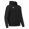 Олимпийка парадная MACRON CHRONOS FULL ZIP TOP BLACK/DARK GREY