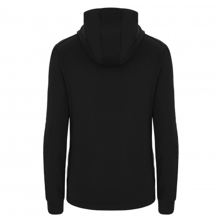 Олимпийка парадная женская MACRON BASTET FULL ZIP TOP BLACK/WHITE