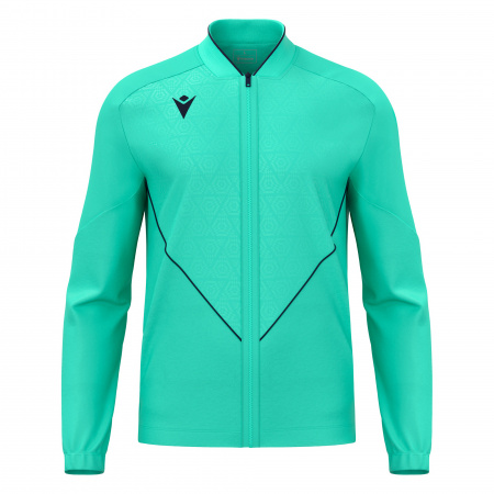 Олимпийка спортивная MACRON MORPHEUS MICROFIBER FULL LENGTH ZIP TOP TURQUOISE/NAVY