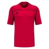 Регбийка игровая MACRON PERIDOT SHIRT RED/BLACK