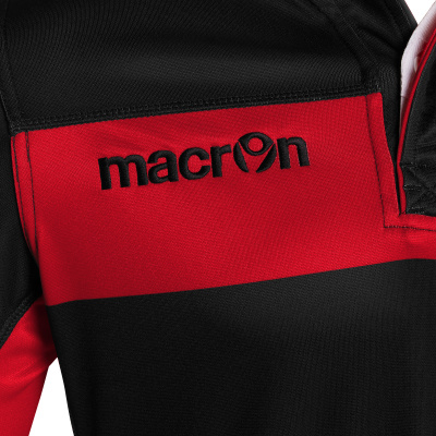 Регбийка игровая MACRON IDMON SHIRT BLACK/RED