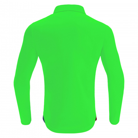 Футболка спортивная MACRON NUNKI SHIRT LS NEON GREEN/NAVY/RED