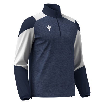 Толстовка тренировочная MACRON CUZCO TRAINING 1/4 ZIP TOP NAVY/WHITE
