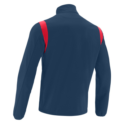 Толстовка тренировочная MACRON GANGE TRAINING 1/4 ZIP TOP NAVY/RED