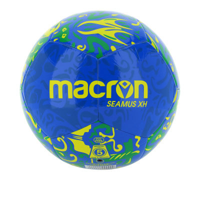 Мяч для пляжного футбола MACRON SEAMUS XH BEACH SOCCER BALL ROYAL BLUE/GREEN/YELLOW