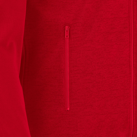 Олимпийка парадная женская MACRON VALKYRIA FULL ZIP TOP RED/WHITE