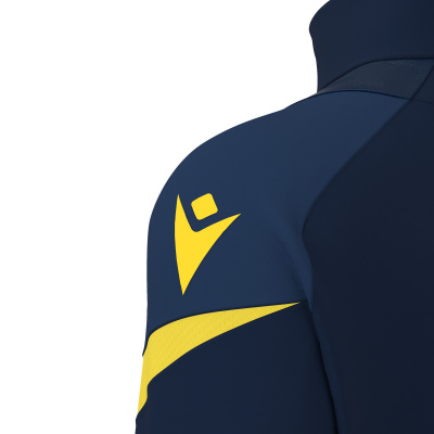 Толстовка тренировочная HOLLOW TRAINING 1/4 ZIP TOP BLACK/YELLOW