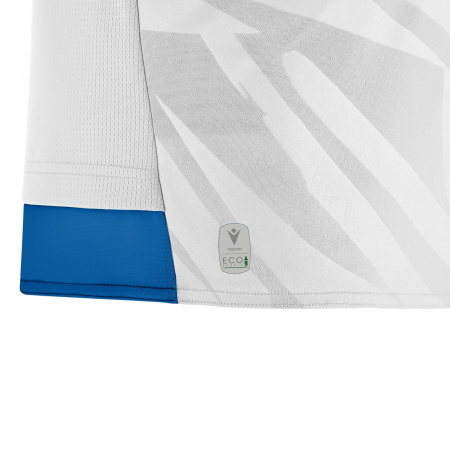 Футболка спортивная MACRON THEMIS ECO SHIRT WHITE/ROYAL BLUE
