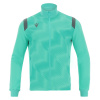 Олимпийка спортивная MACRON BENDIS MICRO FULL LENGTH ZIP TOP TURQUOISE/ANTHRACITE
