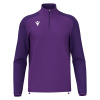 Толстовка тренировочная MACRON ISEN 1/4 ZIP TOP PURPLE/ DARK PURPLE