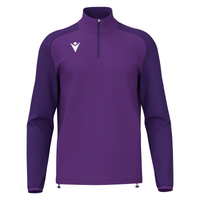 Толстовка тренировочная MACRON ISEN 1/4 ZIP TOP PURPLE/ DARK PURPLE